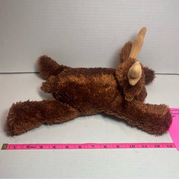 Vintage Hallmark Comet plush tinsel Reindeer Excellent - Picture 3 of 16